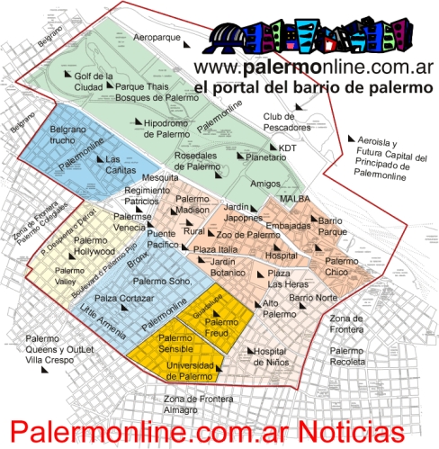 Mapa Palermo