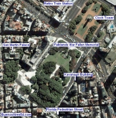 Plaza San Martin Map