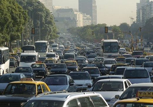 Traffic. Buenos Aires, Argentina